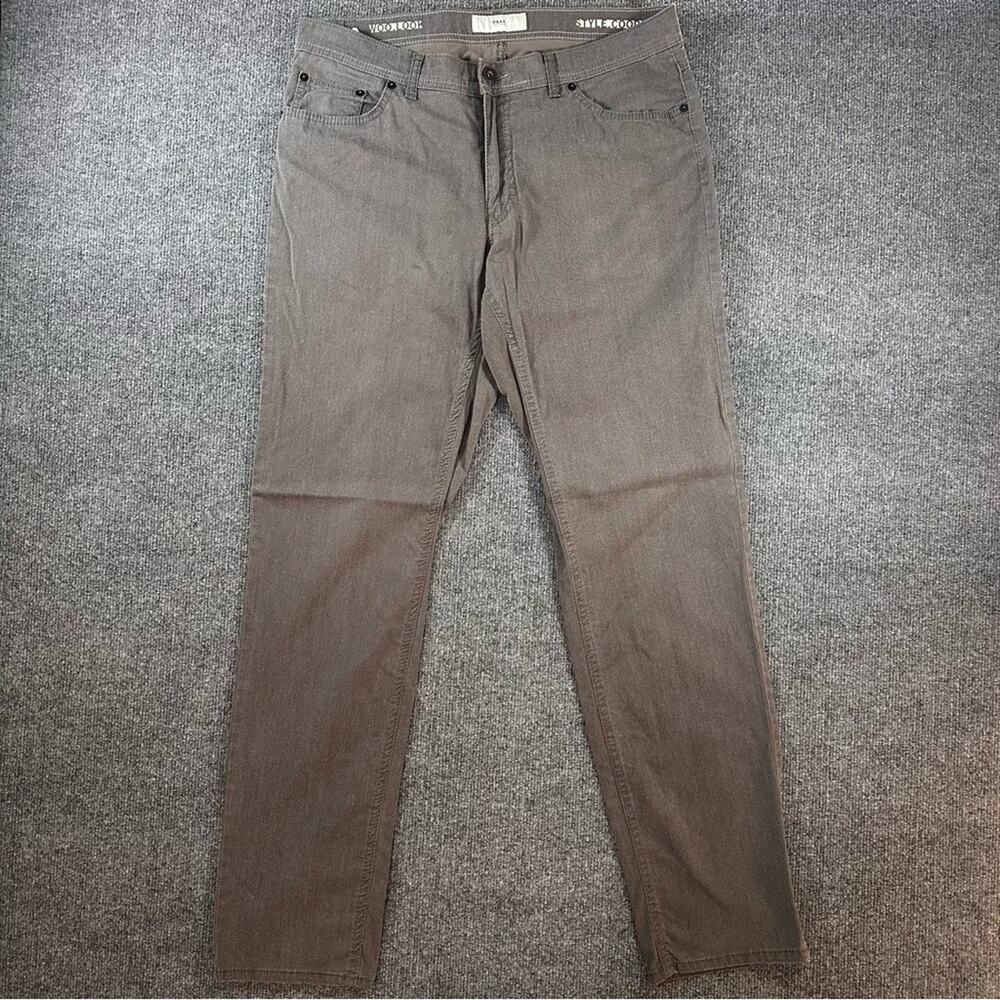 Brax Men’s Style Cooper 5 Pocket Pants Lightweight Stretch Straight Leg 36x34